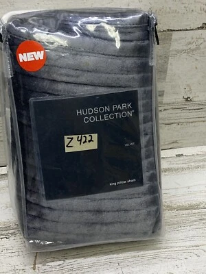 Hudson Park Textured Velvet King Sham New - Image 1 of 4