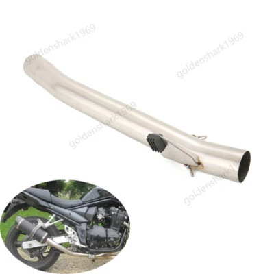 Tubo de enlace de escape medio acero inoxidable 51 mm para Suzuki GSF600 Bandit600 1995-2006 Foto 1 de 4