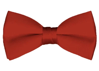 Pajarita preatada ajustable de color liso Manzini Neckwear® para hombre Foto 1 de 2