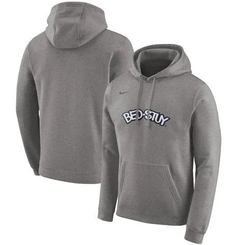 Nike Brooklyn Nets 2019/20 City Edition Mens Large Pullover Hoodie Jacket CD3214 Cover