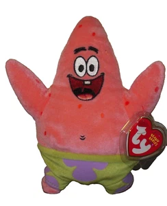 Ty Beanie Baby PATRICK STAR the Starfish (Spongebob Squarepants) MWMTs Plush Toy - Picture 1 of 9