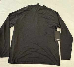 Lululemon Metal Vent Tech Long Sleeve GGRE BLK Black  Size XL - Picture 1 of 3