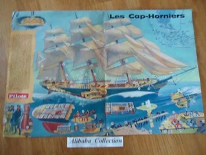 PILOTARAMA POSTER AFFICHE REVUE PILOTE ** CAP HORNIERS CAP HORN BATEAU BOAT ** - Imagen 1 de 1