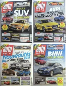 lot de 4 x Revue AUTO MOTO 221 222 223 224 225 année 2014 voiture france #07 - Picture 1 of 5
