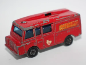 Vintage Matchbox Superfast Land Rover Fire Truck No. 57 "Fire Brigade" Diecast - Picture 1 of 7