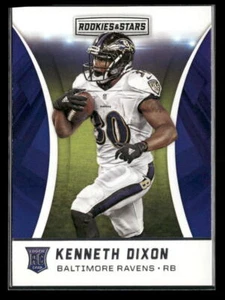 Panini Rookies & Stars #151 2016 Kenneth Dixon Baltimore Ravens novato - Imagen 1 de 2