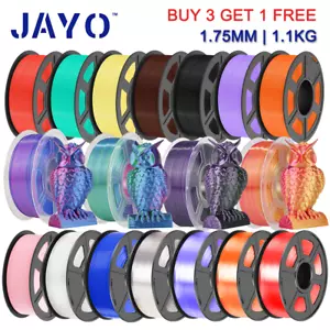 【Compra 4 Paga 3】Filamento Impresora 3D JAYO PLA SILK PETG Alta Velocidad PETG 1.75mm 1.1KG - Imagen 1 de 207