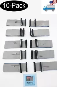 Confezione da 10 NUOVO cavo a nastro unità floppy piatta 9,5" 34 pin PC desktop FDD HP - Foto 1 di 8