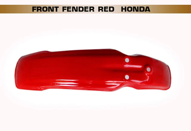 Fit HONDA XL350 XL250 XL125 XL100 RED FRONT FENDER  #BI1182# - Image 1 of 4