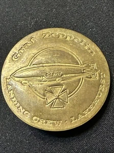 Pin de latón Graf Zeppelin D-LZ127 Landing Crew Lakehurst - Imagen 1 de 4