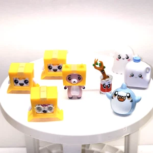 Lot 8 Lankybox Micro Mystery Fig S1 Thicc Shark Ghosty Adam Foxy Justin Sticky - Picture 1 of 3