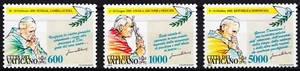 VATICAN CITY . 1993 Travels of Pope John Paul II (936-38) . Mint Never Hinged - Picture 1 of 1