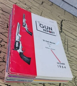 22 VTG The Gun Report Magazine 1964 Mixed Book Lot Firearm Collectors History - Bild 1 von 16