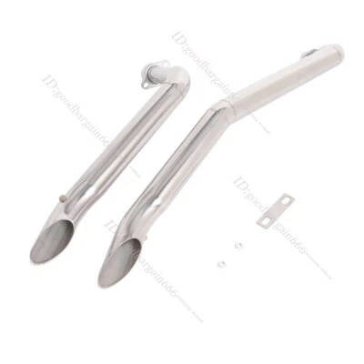 For Honda Shadow 1100 VT1100 1995-2008 Exhaust System Silver Muffler Silencer - Image 1 of 4