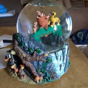 Disney Vintage Rare Lion King musical snow globe. never displayed properly kept - Picture 1 of 14
