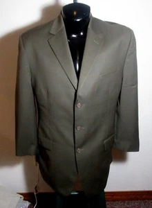 MICHAEL KORS Brown Taupe 100% Wool Blazer Suit Jacket Size 44L - Picture 1 of 7