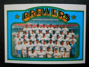 1972 Topps #106 Milwaukee Brewers Teamkarte NM - Bild 1 von 2