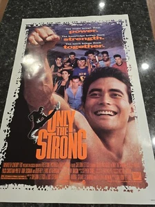 ONLY THE STRONG MOVIE POSTER Original Double Sided Rolled 1993 One Sheet Film - Picture 1 of 8