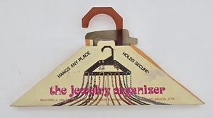 The Jewelry Organizer Vintage Hanger Holds Necklace Bracelet Earrings Hong Kong - Picture 1 of 8