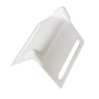 Kamizelka Pasek ładunkowy Osłony krawędzi (4,5" x 5,1" x 4,5") Plastik Biały (100 sztuk)