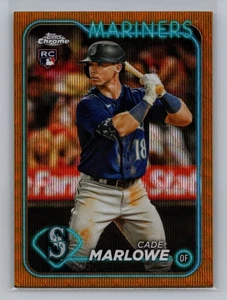 2024 Topps Chrome Cade Marlowe Gold Wave SP /50 Rookie #266 10961 - Bild 1 von 2