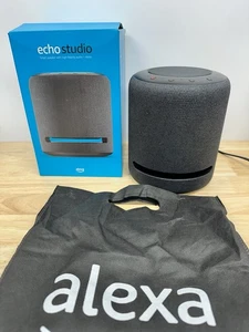 Amazon Echo Studio Smart Home Speaker With Alexa, Charcoal, Ready To Setup - Picture 1 of 16