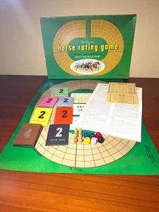 Vintage 1961 Horse Rating Game Complete Horse Racing Handicapping - Picture 1 of 11