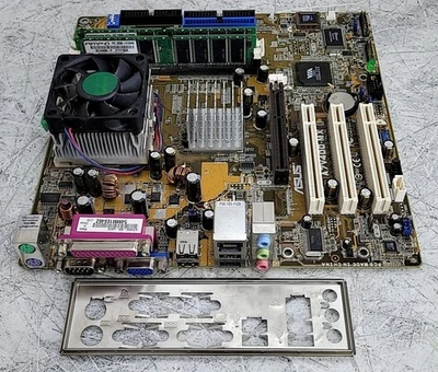 Asus A7V400-MX Motherboard Sempron 2400 1.66GHz 1GB - Image 1 of 4