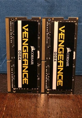 CORSAIR VENGEANCE 32GB (2 x 16GB) 260-Pin DDR4 SO-DIMM DDR4 2400Mhz (PC4 3000) - Image 1 of 4