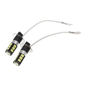 Clear Road Ahead 2Pcs H3 21W LED Fog Light Bulbs in 6000K Bright White - Picture 1 of 22