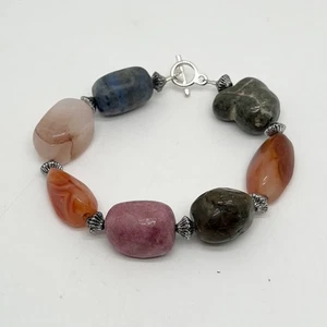 Pulsera Hecha a Mano Multicolor Gruesa Cuentas Coloridas Cuentas Grandes Hecha a Mano - Imagen 1 de 2