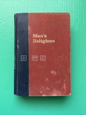 Man’s Religions (1966) by John Noss 6th Ed. HC G Foto 1 de 4