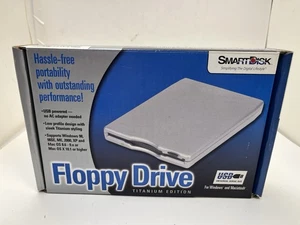NEW SmartDisk Titanium USB Powered High Speed 2x External 3.5" Floppy Drive - Picture 1 of 5