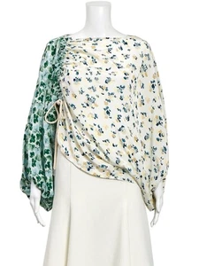 LEE MATHEWS Eloise Contrast Top AU 8 Used Good Condition - Picture 1 of 3