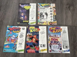 VINTAGE Totally Kids Magazine Fox Kids Club Lot Of 5 Atlanta Goosebumps 90s Rare - Foto 1 di 10