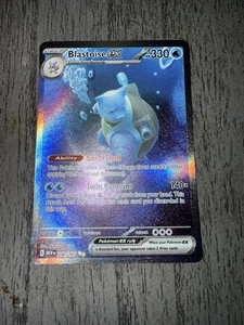 Blastoise EX 200/165 Scarlet & Violet 151 Holo Rare Pokémon TCG Card - Picture 1 of 2