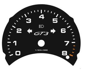 For Porsche Carrera RPM - Speedometer gauges from MPH to km/h Gauges - Picture 1 of 1