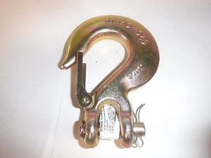 NEW CAMPBELL Slip Hook, 3/8 in., 6600 lb., Clevis, Gold(P) - Picture 1 of 6