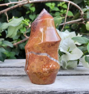 Ocean Jasper Flame L, Happiness, Joy, Uplifting, Positivity, Healthier Habits - Picture 1 of 11