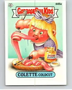 1987 Topps Garbage Pail Kids Series 11 #445A Colette Coldcut V73776 - Picture 1 of 2