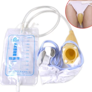 Männlicher weicher Urinal Pipi Halter Tasche Test Blase Sicherheit Inkontinenz Hilfe Bad - Bild 1 von 1