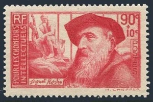 France B52, mint no gum. Michel 352. Auguste Rodin, sculptor, 1937. - Picture 1 of 1