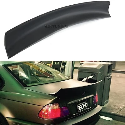 Rear JDM Boot Trunk Ducktail Spoiler Wing Lid Lip (Fits BMW E46 Saloon, Sedan) - Image 1 of 4