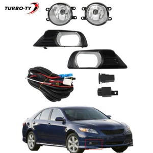 Faros antiniebla faros para Toyota Camry 2007-2009 delanteros con kits de interruptor de cubierta lente transparente - Imagen 1 de 14