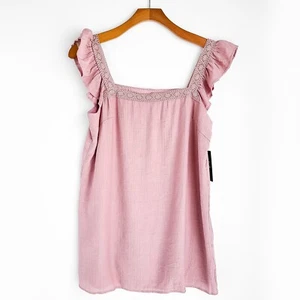 Vestido Lulus Country Charm Malva Volantes Mini Cambio L Rosa Polvoriento Nuevo con Etiqueta - Imagen 1 de 7