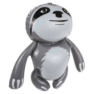 24" Grey Sloth Monkey Animal Inflatable - Inflate Blow Up Toy Party Decoration - Picture 1 of 2