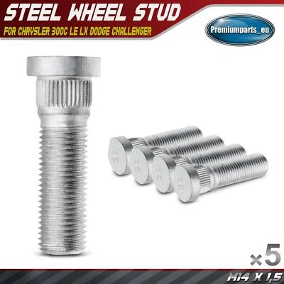 5x Wheel Studs for Chrysler 300C LE LX Dodge Challenger Charger 04-17 6507915AA - Image 1 of 4