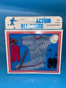Vintage Barbie Clone Doll Premier Togs Baseball Uniform Fits 12” Ken G.I. Joe - Picture 1 of 14