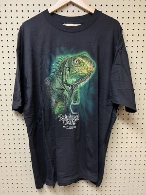 Vintage New Rainforest Cafe T Shirt 2XL Las Vegas Iguana Graphic MGM Grand NOS - Image 1 of 4