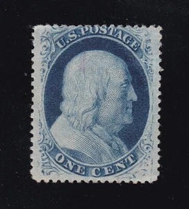 US 24 1c Franklin Unused F-VF OG LH SCV $180+ (BB1) - Picture 1 of 2